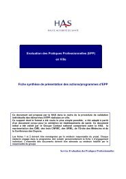 Fiche synthÃƒÂ¨se des activitÃƒÂ©s/programmes d'E.P.P. - URPS-ML Corse