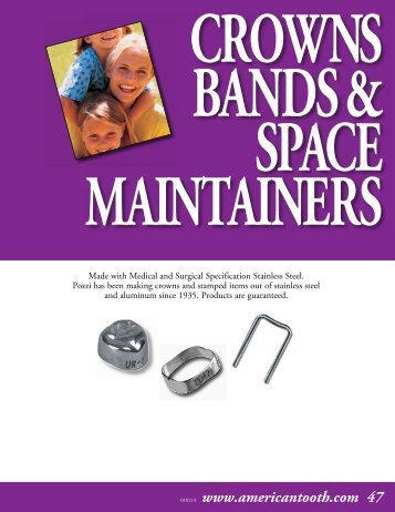 Crowns, Bands & Space Maintainers - American Tooth Industries