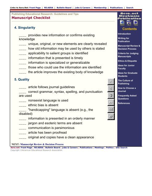 Publishing Educational Research: Guidelines and Tips - American ...