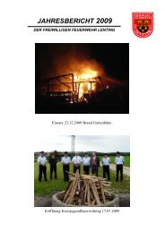 jahresberichte_files/Jahresbericht 2009.pdf - Feuerwehr Lenting