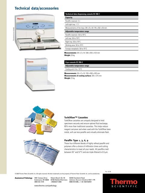 Thermo Scientific Microm EC 350 Modular tissue ... - Cellab