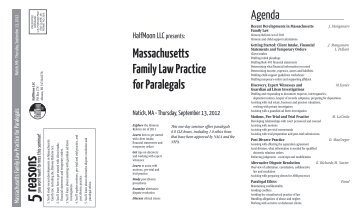 Massachusetts Family Law Practice for Paralegals.pdf - Prince Lobel