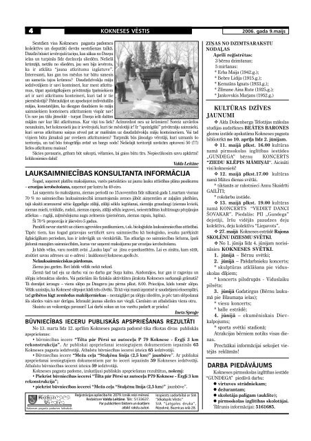 2006. maijs - Koknese