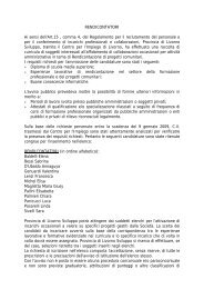 Elenco Rendicontatori Provincia Sviluppo 09.pdf - Provincia di ...
