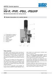 central ejectors - AIRTEC Pneumatic GmbH