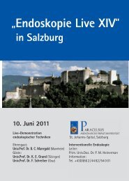 Endoskopie Live XIV in Salzburg - AEC - Arbeitsgemeinschaft fÃ¼r ...