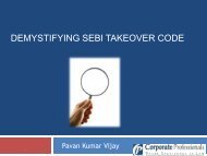 DEMYSTIFYING SEBI TAKEOVER CODE - TakeoverCode.com