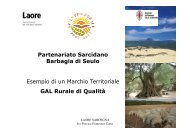 Esempio del marchio territoriale - GAL Sarcidano Barbagia di Seulo