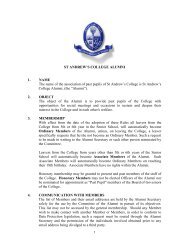 Rules as approved by PPU AGM 14 November, 2005 - St. Andrew's ...