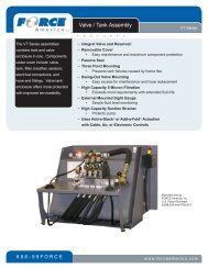 Download the VT Series brochure PDF - FORCE America