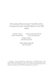 Forecasting Macroeconomic Variables with a Categorical Latent ...