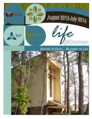 2013-14 Life@Kinsmen - Kinsmen Lutheran Church