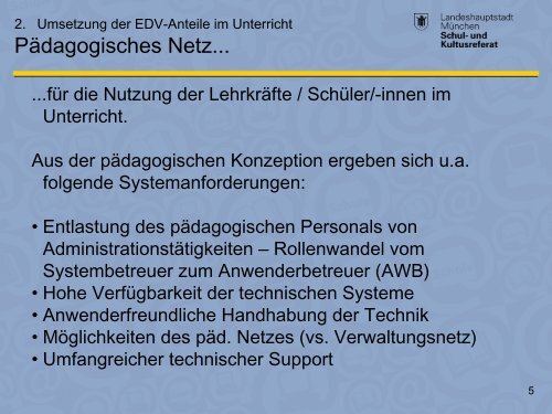 Praxisbericht eines groÃen kommunalen SchultrÃ¤gers