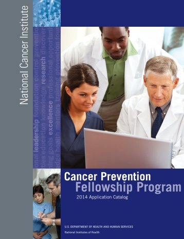 Download Our Catalog - Cancer Prevention Fellowship Program