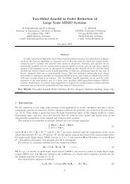 Two-Sided Arnoldi in Order Reduction of Large Scale MIMO Systems