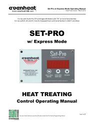 Set-Pro Control Manual - Evenheat Kilns
