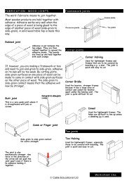 Wood Joints - Clydebank High School