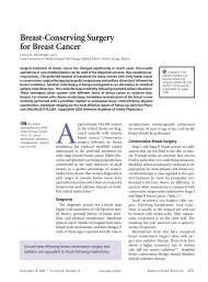 Breast-Conserving Surgery for Breast Cancer - Diegori.it