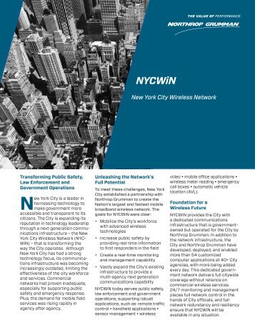 NYCWiN - Northrop Grumman Corporation