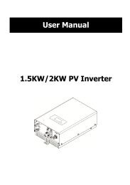 1.5KW/2KW PV Inverter User Manual - Voltron