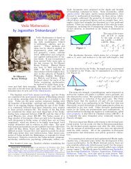 Vedic Mathematics by Jeganathan Sriskandarajahâ  - Indic Studies ...