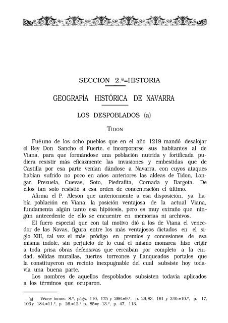 GEOGRAFÍA HISTÓRICA DE NAVARRA LOS DESPOBLADOS ...