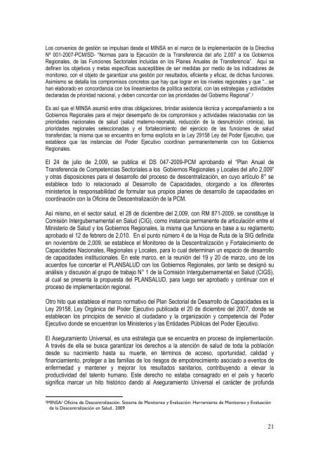 AYUDA MEMORIA - Bvs.minsa.gob.pe - Ministerio de Salud