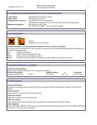 our material safety data sheet. - The Swimming Pool Store