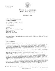 Letter on Hurricane Ike Cost Share - Louisiana Recovery Authority