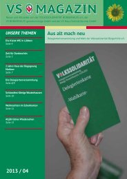 VS Magazin Ausgabe 4 2013 - VS Bürgerhilfe gemeinnützige GmbH