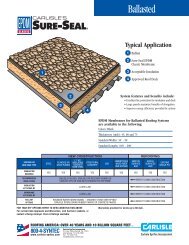 Carlisle EPDM Ballasted - PA Supply Company