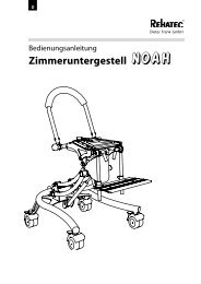 Zimmeruntergestell Noah - Rehatec