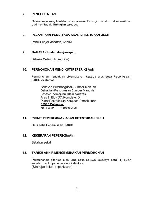 KPSL S27 - Jabatan Kemajuan Islam Malaysia