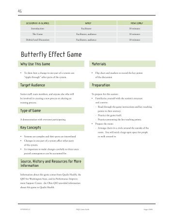 07 Butterfly Effect Game.pdf - the National Quality Center