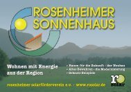 Wohnen mit Energie aus der Region - Rosenheimer ...