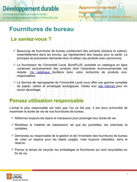 Ou acheter ces fournitures de bureaux? 