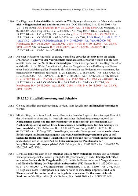 19. § 107 GWB - Einleitung, Antrag - Oeffentliche Auftraege