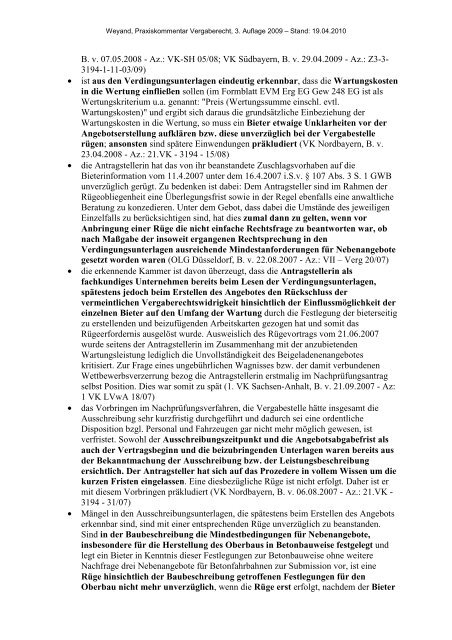 19. § 107 GWB - Einleitung, Antrag - Oeffentliche Auftraege