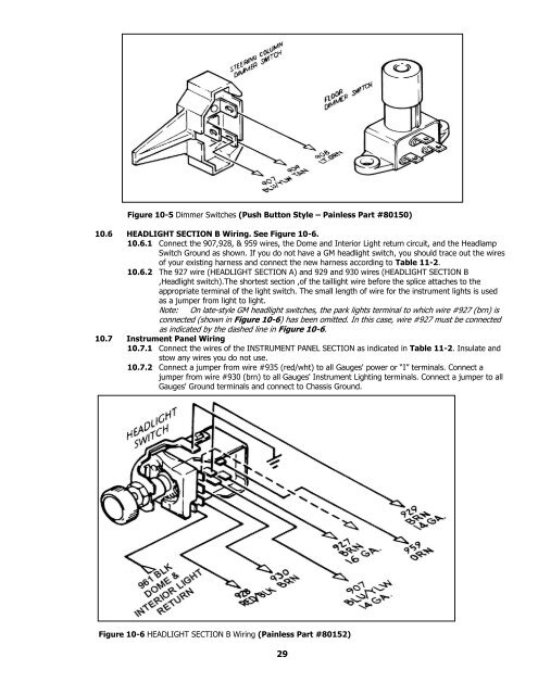 Wire Harness Installation Instructions For Installing - Painless Wiring