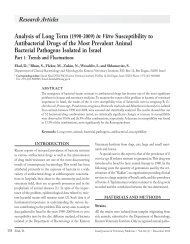 Analysis of Long Term (1990-2009) in Vitro Susceptibility to ...