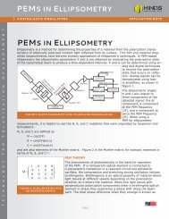PEMs in Ellipsometry - Hinds Instruments