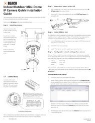 Indoor/Outdoor Mini-Dome IP Camera Quick Start Guide - Digiop