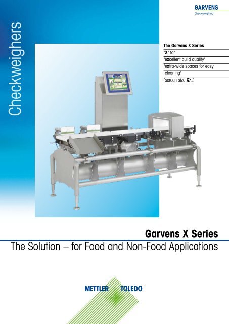 Garvens X Series - METTLER TOLEDO