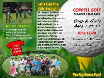 Coppell Golf Summer Camp