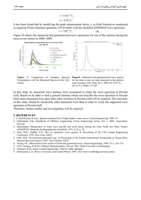 ANALYSING THE WAVE SPECTRUM FOR THE PERSIAN GULF IN ...