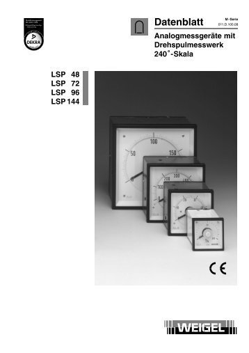 pdf (139 KB) - Weigel Messgeraete GmbH