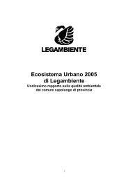 Ecosistema Urbano 2005 di Legambiente