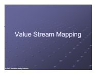 V l St M i V l St M i Value Stream Mapping