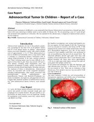 Adrenocortical Tumor In Children â Report of a Case - International ...