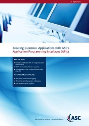 APIs - ASC telecom